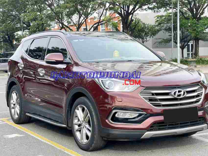 Cần bán xe Hyundai SantaFe 2.2L 4WD 2018 Số tự động màu Đỏ