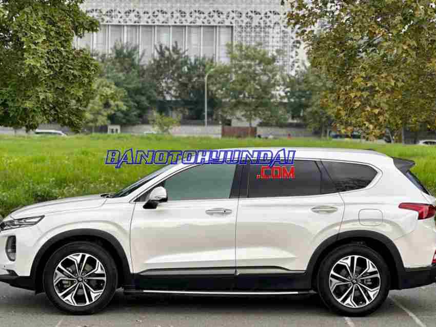 Bán Hyundai SantaFe Premium 2.4L HTRAC, màu Trắng, Máy xăng, 2019