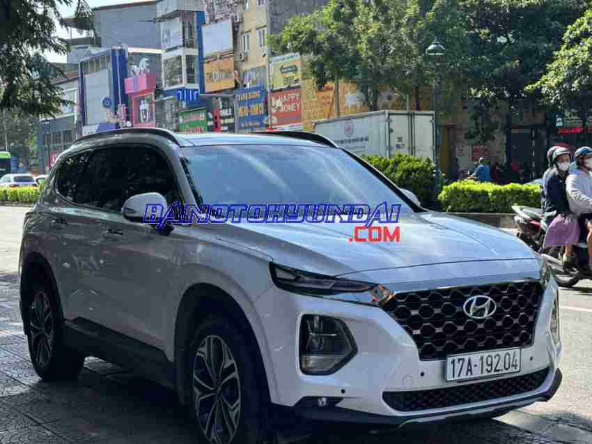 Cần bán gấp Hyundai SantaFe Premium 2.2L HTRAC đời 2020, màu Trắng