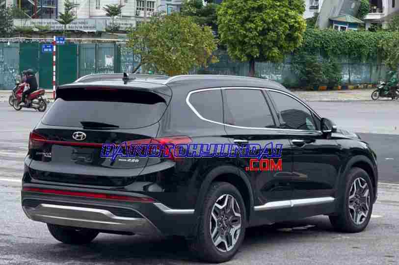 Cần bán gấp Hyundai SantaFe Cao cấp 2.2L HTRAC đời 2022, màu Đen