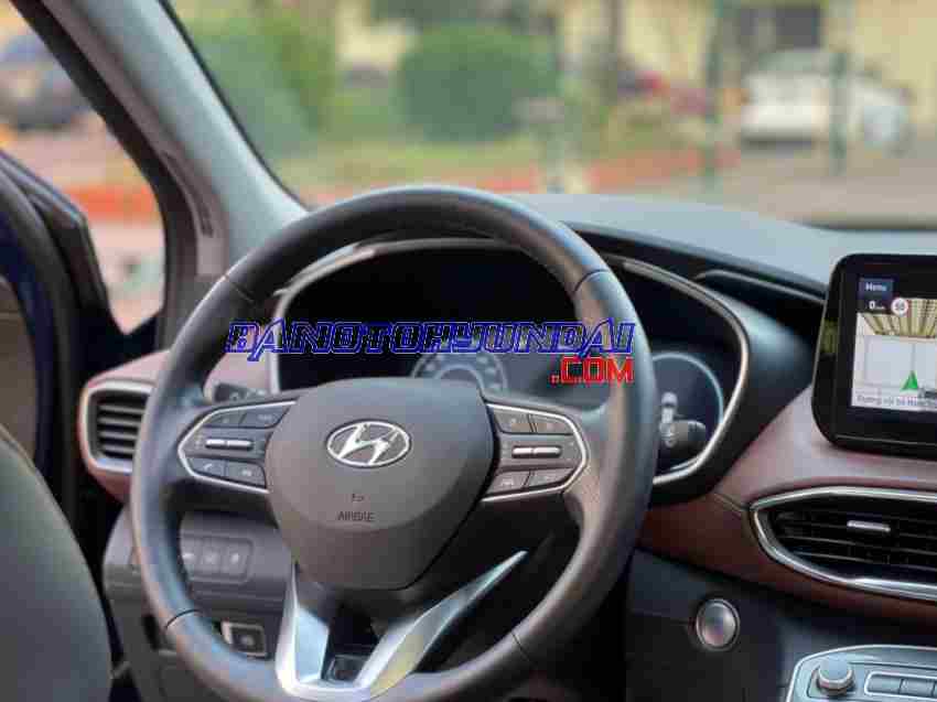 Cần bán gấp Hyundai SantaFe Cao cấp 2.2L HTRAC đời 2021, màu Xanh