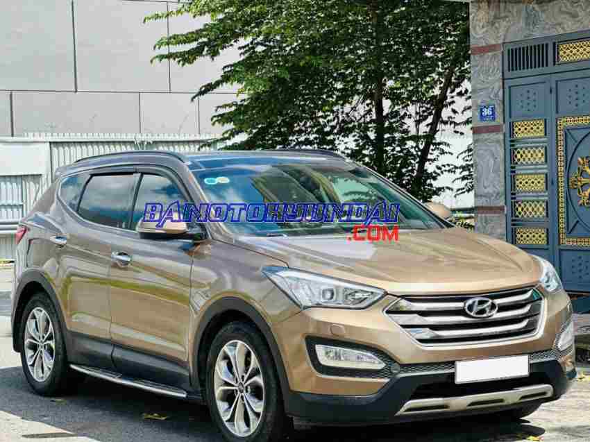 Cần bán gấp xe Hyundai SantaFe 2.4L 4WD năm 2015, màu Nâu, Số tự động