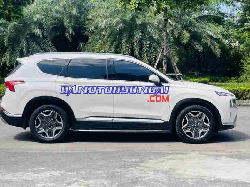 Bán Hyundai SantaFe Cao cấp 2.5L HTRAC, màu Trắng, Máy xăng, 2021