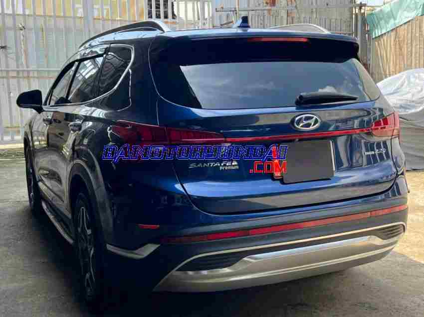 Cần bán xe Hyundai SantaFe Cao cấp 2.2L HTRAC năm 2021 màu Xanh cực đẹp