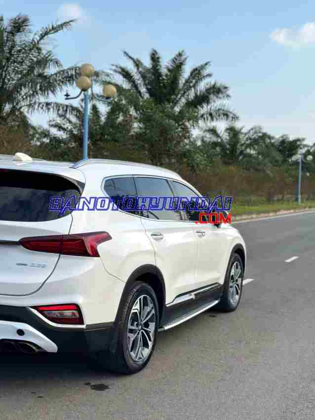 Bán Hyundai SantaFe Premium 2.2L HTRAC, màu Trắng, Máy dầu, 2020