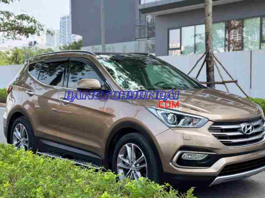 Cần bán gấp xe Hyundai SantaFe 2.4L 4WD năm 2017, màu Vàng, Số tự động