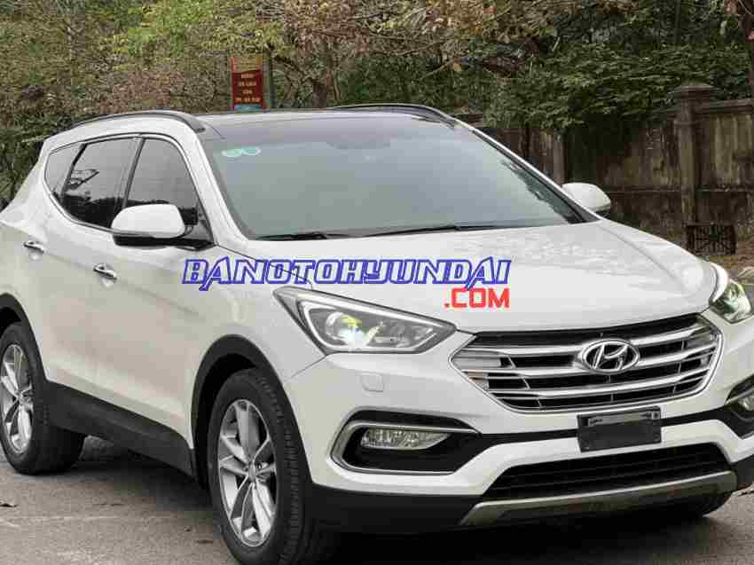 Cần bán xe Hyundai SantaFe 2.4L 4WD 2017 Số tự động màu Trắng