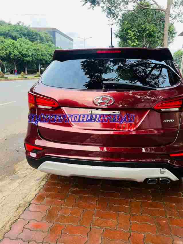 Cần bán xe Hyundai SantaFe 2.4L 4WD 2018 Số tự động màu Đỏ