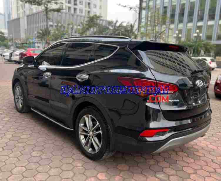 Cần bán gấp Hyundai SantaFe 2.4L 4WD đời 2017, màu Đen