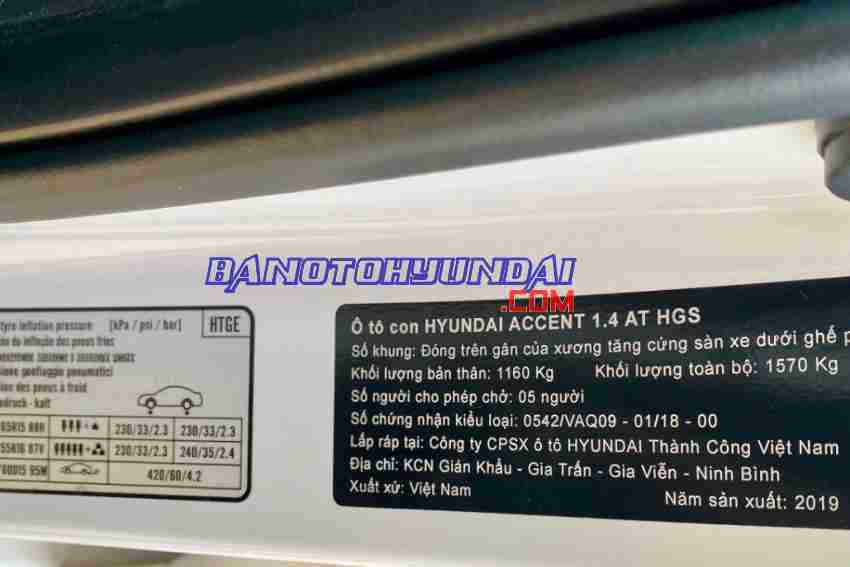 Hyundai Accent 1.4 ATH 2019, xe đẹp, hết ý