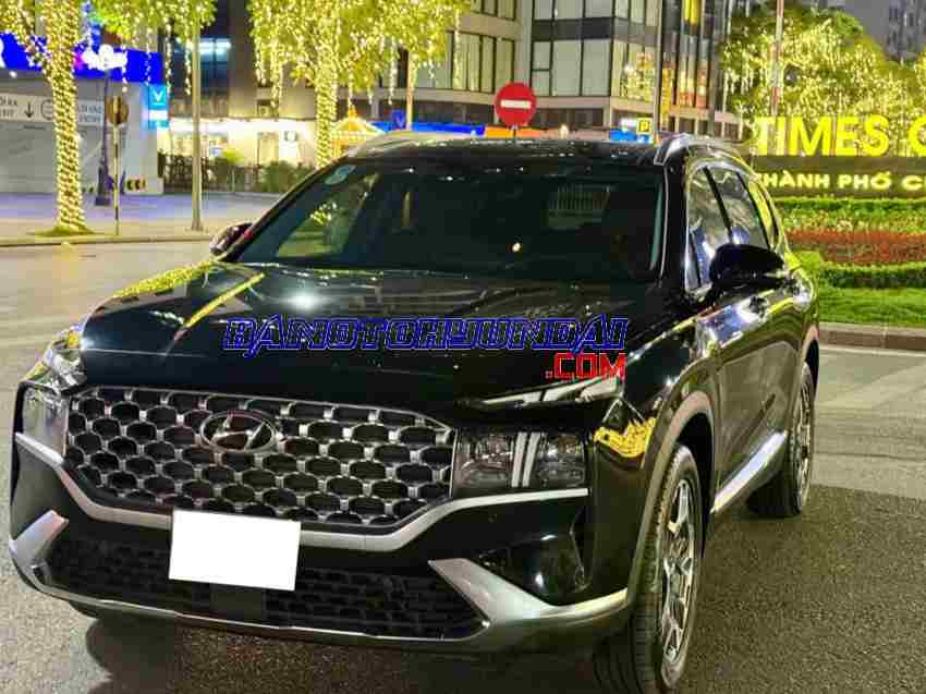 Bán Hyundai SantaFe Cao cấp 2.5L HTRAC, màu Đen, Máy xăng, 2023