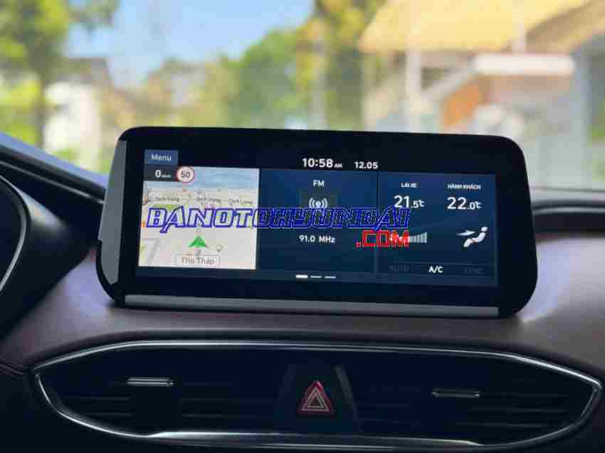 Cần bán gấp Hyundai SantaFe Đặc biệt 2.2L HTRAC đời 2021, màu Xanh