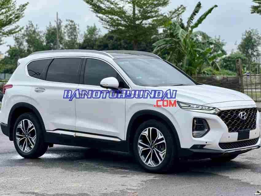 Bán Hyundai SantaFe Cao cấp 2.4L HTRAC, màu Trắng, Máy xăng, 2021