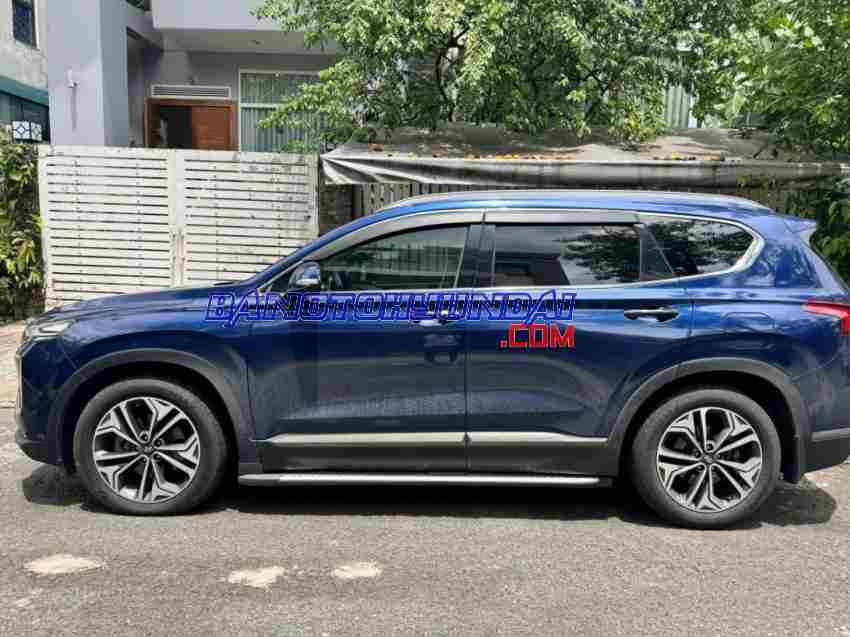 Cần bán gấp Hyundai SantaFe Premium 2.2L HTRAC đời 2020, màu Xanh