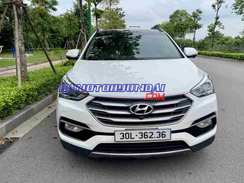 Cần bán xe Hyundai SantaFe 2.2L 4WD năm 2017 màu Trắng cực đẹp