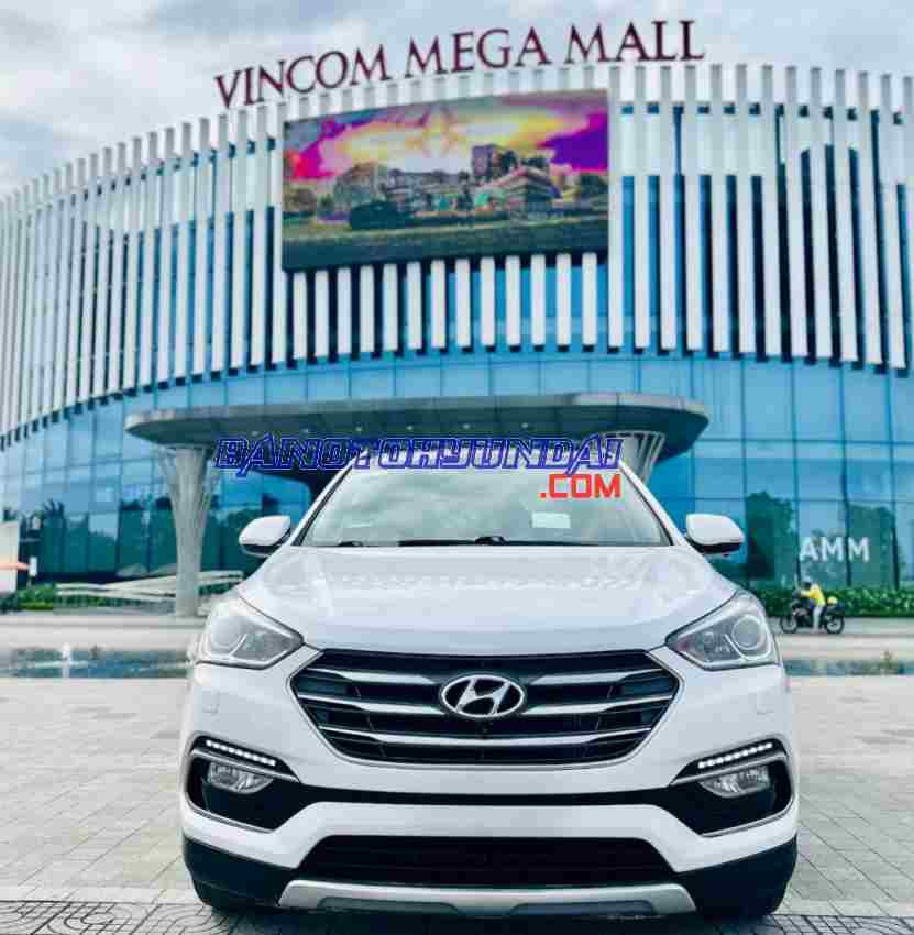 Cần bán xe Hyundai SantaFe 2.2L 4WD năm 2016 màu Trắng cực đẹp