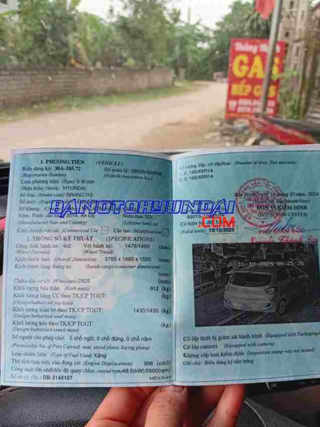 Cần bán xe Hyundai i10 Grand 1.0 MT Base 2014 Số tay màu Bạc