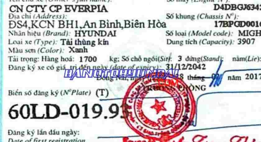 Cần bán nhanh Hyundai Mighty  2016 cực đẹp