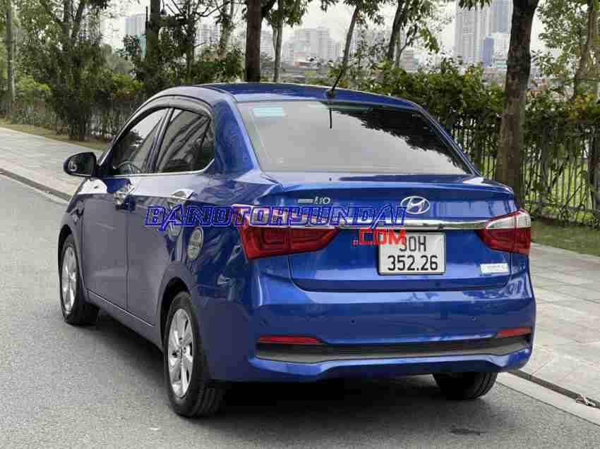 Cần bán gấp Hyundai i10 Grand 1.2 AT đời 2018, màu Xanh