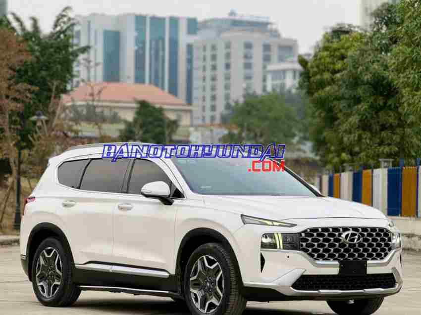 Bán Hyundai SantaFe Cao cấp 2.2L HTRAC 2021 - Trắng