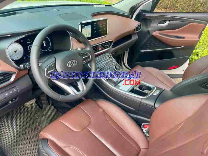 Bán Hyundai SantaFe Cao cấp 2.5L HTRAC, màu Trắng, Máy xăng, 2022