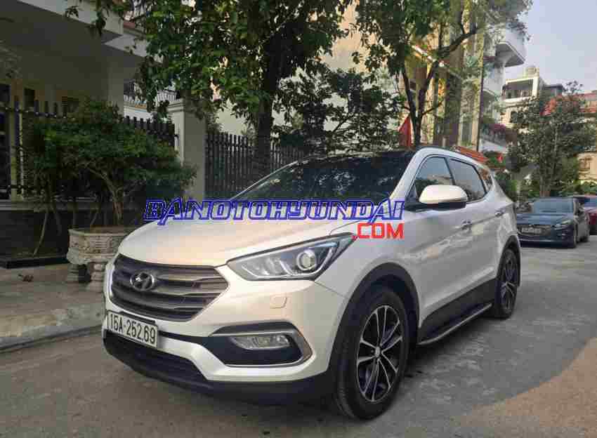 Bán Hyundai SantaFe 2.2L 4WD, màu Trắng, Máy dầu, 2016