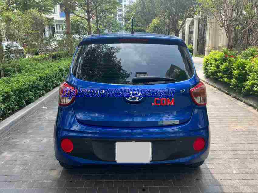 Cần bán gấp Hyundai i10 Grand 1.2 AT đời 2020, màu Xanh