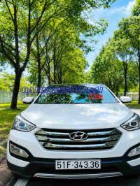 Cần bán xe Hyundai SantaFe 2.4L 4WD 2015 Số tự động màu Trắng